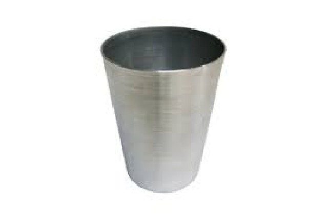 VASO DE ACERO 6 5X10 CM 250 ML