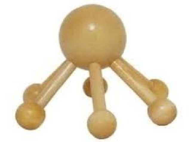 MASAJEADOR PULPO MADERA