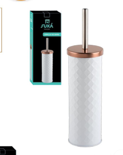 OFERTA CEPILLO LIMPIA INODORO  BLANCO / ROJO