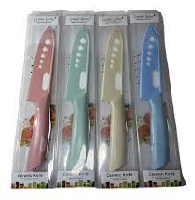 CUCHILLO CERAMICA 23 CM C/FUNDA Y CAJA