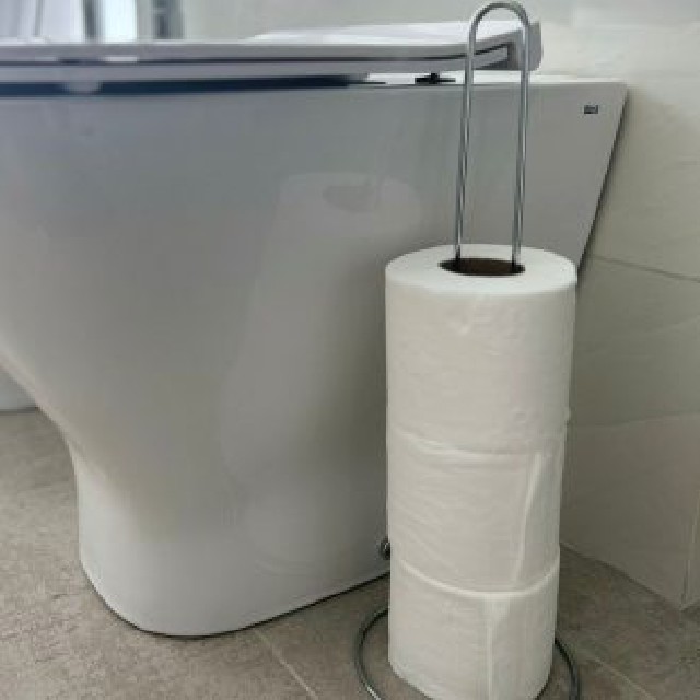 SOPORTE PAPEL CROMADO