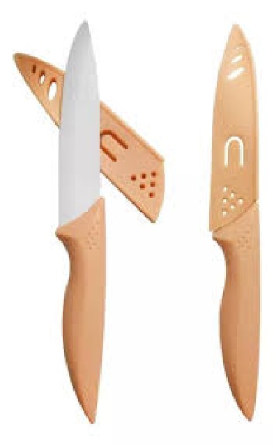 CUCHILLO CERAMICA 19 CM C/FUNDA