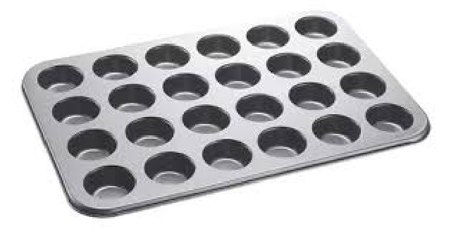 FUENTE MOLDE ANTIADHERENTE X 24 UNI