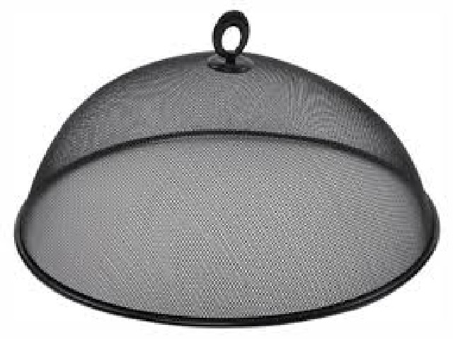 CUBRE ALIMENTO NEGRO 24 CM