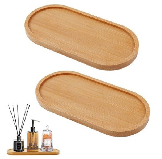 BANDEJA BAMBU OVAL 40X15X1.5 CM